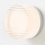 Crisp Wall Sconce - Natural Anodized / White Interior
