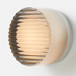 Crisp Wall Sconce - Natural Anodized / Chrome Exterior