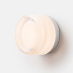 Dimple Wall Sconce - Natural Anodized / White Interior