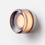 Dimple Wall Sconce - Natural Anodized / Smoked