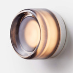 Dimple Wall Sconce - Natural Anodized / Smoked