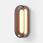 Dimple Dash Wall Sconce - Natural / Smoked