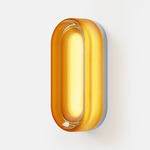Dimple Dash Wall Sconce - Natural / Amber