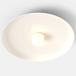 Hoist Outdoor Ceiling Light - Cream White / Frost