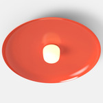 Hoist Outdoor Ceiling Light - Vermillion / Frost