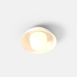 Hoist Outdoor Ceiling Light - Cream White / Frost