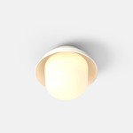 Hoist Outdoor Ceiling Light - Cream White / Frost