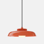 Hoist Outdoor Pendant - Vermillion / Frost