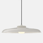 Hoist Outdoor Pendant - Cream White / Frost