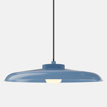Hoist Outdoor Pendant - Blue Gloss / Frost