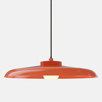 Hoist Outdoor Pendant - Vermillion / Frost