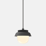 Hoist Outdoor Pendant - Matte Black / Frost