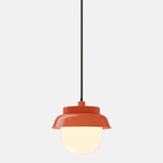 Hoist Outdoor Pendant - Vermillion / Frost