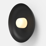 Hoist Outdoor Wall Sconce - Matte Black / Frost