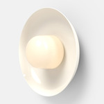 Hoist Outdoor Wall Sconce - Cream White / Frost