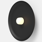 Hoist Outdoor Wall Sconce - Matte Black / Frost