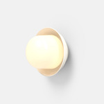 Hoist Outdoor Wall Sconce - Cream White / Frost