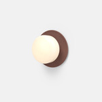 Pastille 1 Disc Wall Sconce - Breccia / Frost