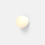 Pastille 1 Collar Wall Sconce - Matte White / Frost