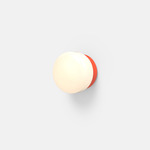 Pastille 1 Collar Wall Sconce - Vermillion / Frost
