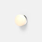 Pastille 1 Collar Wall Sconce - Polished Chrome / Frost