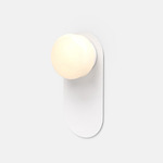 Pastille 1 Wayfind Wall Sconce - Matte White / Frost