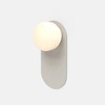 Pastille 1 Wayfind Wall Sconce - Silk Grey / Frost