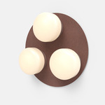 Pastille 3 Cluster Wall Light - Breccia / Frost