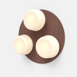 Pastille 3 Cluster Wall Light - Breccia / Frost