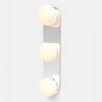 Pastille 3 Vanity Wall Light - Polished Chrome / Frost