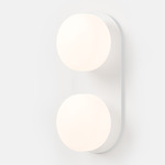 Pastille 2 Wall Light - Matte White / Frost