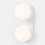 Pastille 2 Wall Light - Matte White / Frost