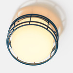 Cape Outdoor Ceiling Light - Ocean Blue / Frost