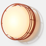 Cape Outdoor Wall Sconce - Copper Brown / Frost