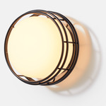 Cape Outdoor Wall Sconce - Jet Black / Frost