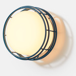 Cape Outdoor Wall Sconce - Ocean Blue / Frost