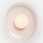 Crepe Wall Sconce - Blush / Frost