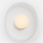 Crepe Wall Sconce - Frosted / Frost