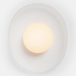 Crepe Wall Sconce - Frosted / Frost
