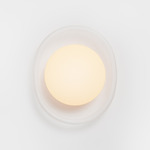Crepe Wall Sconce - Frosted / Frost