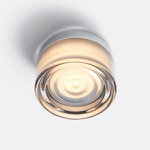 Ripple Ceiling Light - Natural Anodized / Smoked