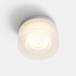 Ripple Ceiling Light - Natural Anodized / Frosted