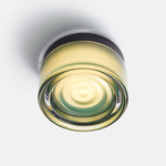 Ripple Ceiling Light - Black Anodized / Jade