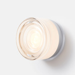 Ripple Wall Sconce - Natural Anodized / White Interior