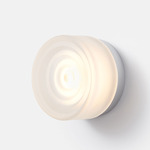 Ripple Wall Sconce - Natural Anodized / Frosted