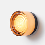 Ripple Wall Sconce - Black Anodized / Copper Exterior