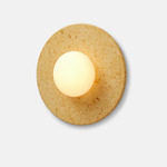 Topo Wall Sconce - Straw / Ellipse