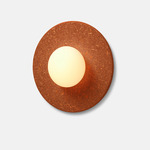 Topo Wall Sconce - Rust / Ellipse