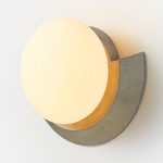 Cuff Wall Sconce - Natural Aluminum / Frost