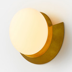 Cuff Wall Sconce - Unlacquered Brass / Frost